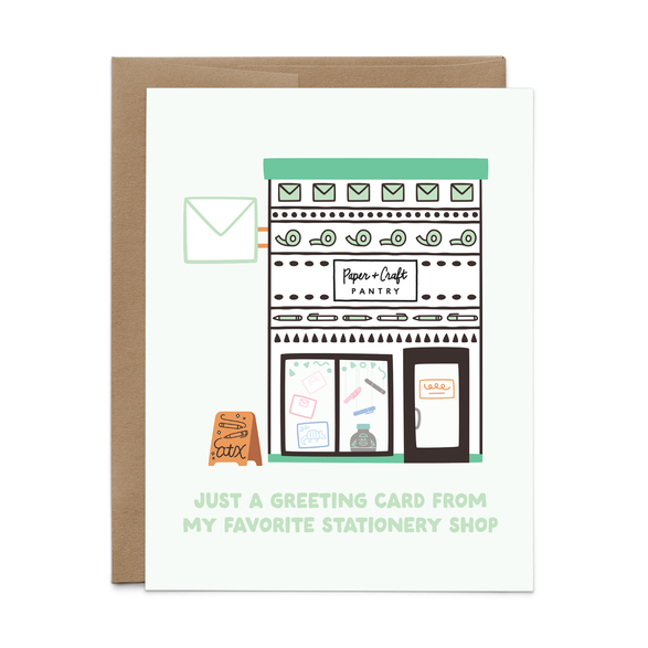 My Favorite Stationery Shop 2023 Greeting Card