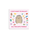 Mini Art Print: Hedgehog
