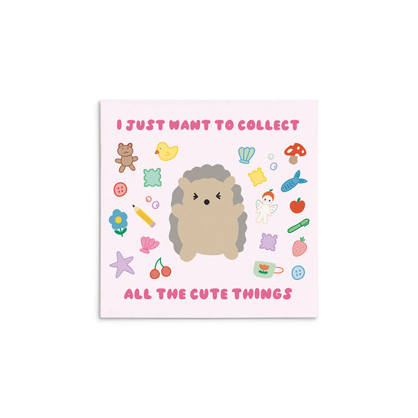 Mini Art Print: Hedgehog