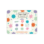 Colorful Shapes Sticker Flakes - Set of 45