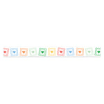 Colorful Postage Stamp Washi Tape - 15mm