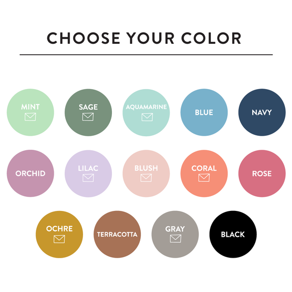 Custom Stationery: Waves - 3 Color Palette Options