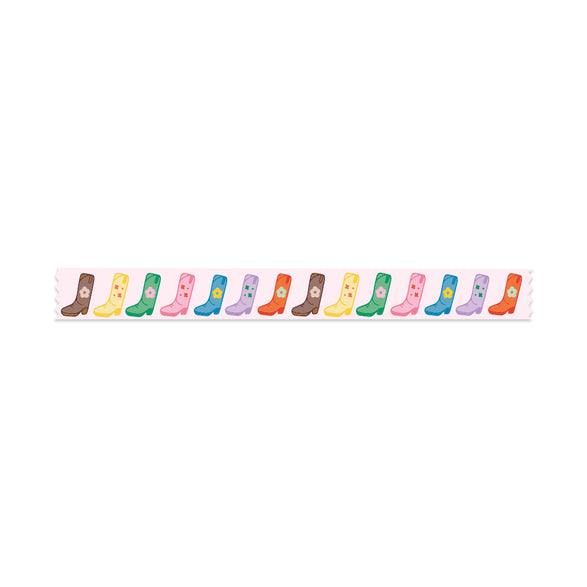 Colorful Boots Washi Tape (15mm)