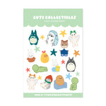 Cute Collectibles Sticker Sheet