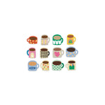 Cute Mugs Sticker Flakes - Set of 48