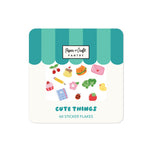 Cute Things Sticker Flakes - Set of 60