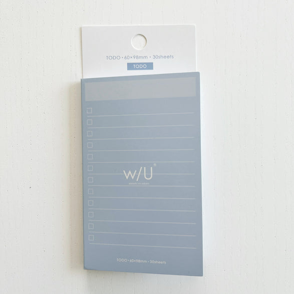 Slim Sticky Notepad: Blue