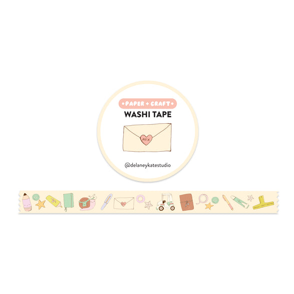 Delaney Kate Studio x Paper + Craft Washi Tape - 15mm