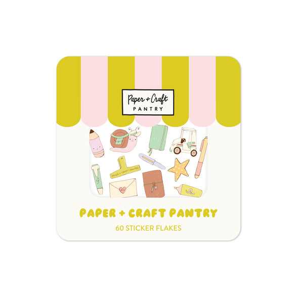 Delaney Kate Studio x Paper + Craft Pantry Sticker Flakes - Set of 60
