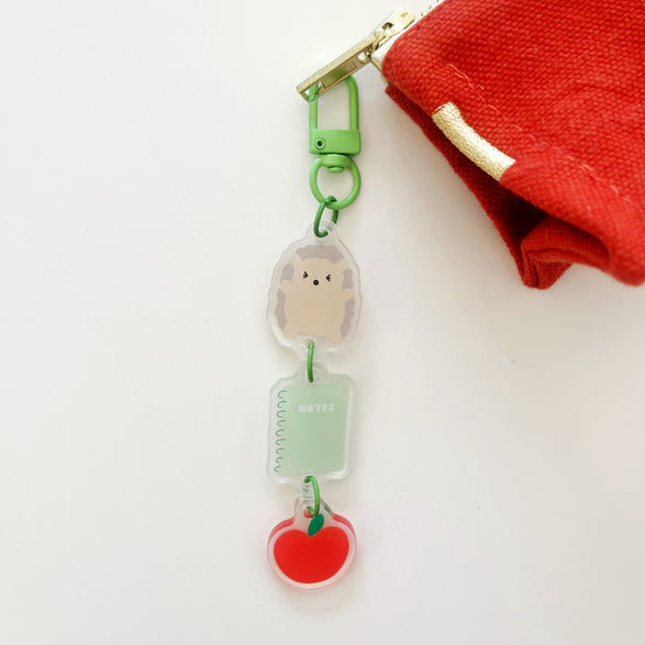 Bag Charm Keychain: Hedgehog