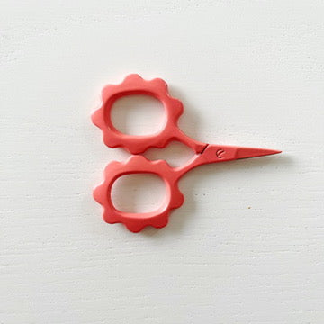 Small Coral Flower Scissors