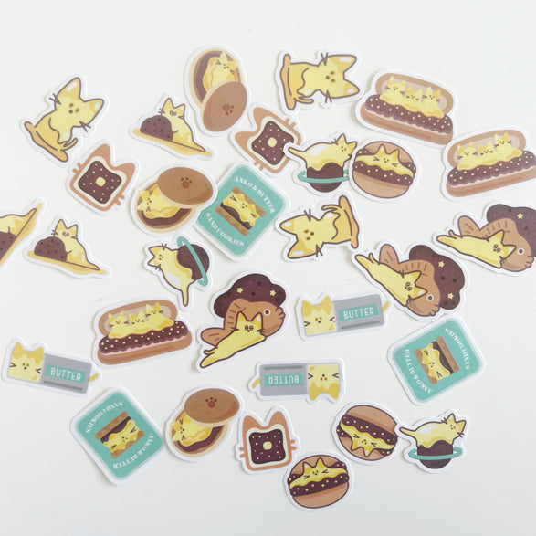 Butter Cat Sticker Flakes