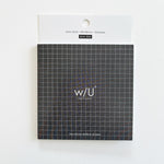 Square Sticky Notepad: Black