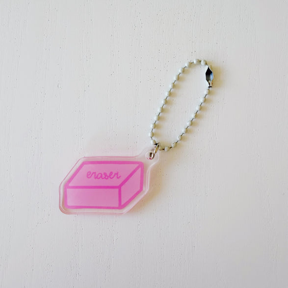 Eraser Bag + Journal Charm