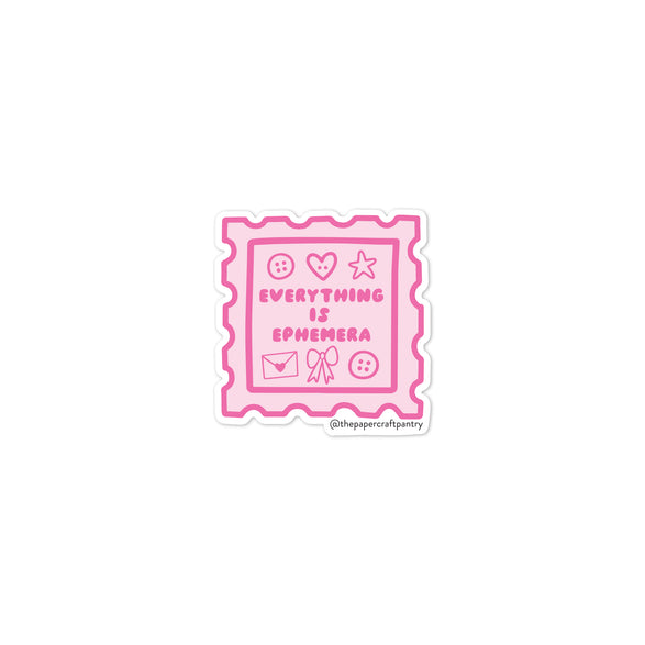 Ephemera Stamp Sticker