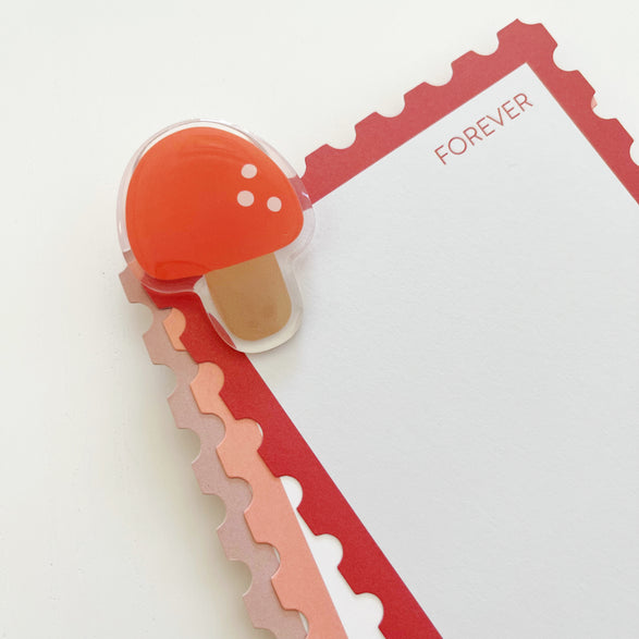Mushroom Acrylic Clip