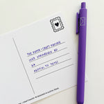 Paper + Craft Pantry: Purple Envelope Pen