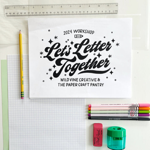 10.05.25 Intro to Lettering Workshop Ticket (In-Studio)