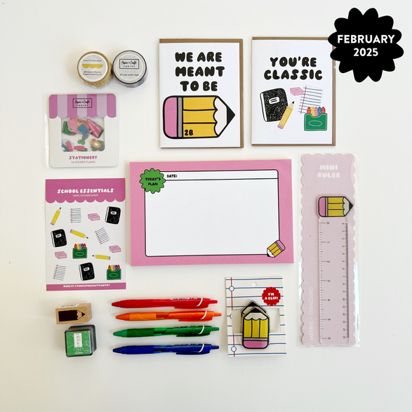 The Paper + Craft Pantry Stationery Club Subscription Box