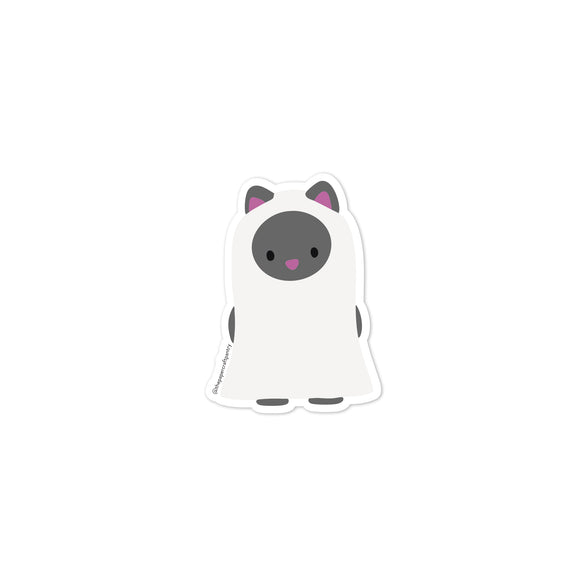Ghostie Cat Sticker