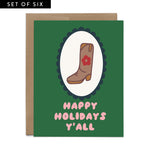 Happy Holidays Y'all Boot Boxed Set