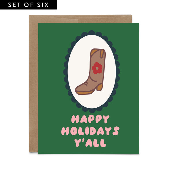Happy Holidays Y'all Boot Boxed Set
