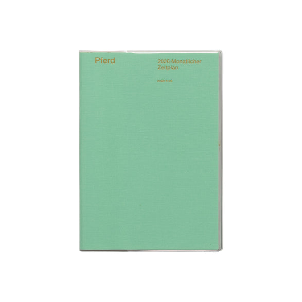 2026 Papillon Monthly Planner: Mint (B6)