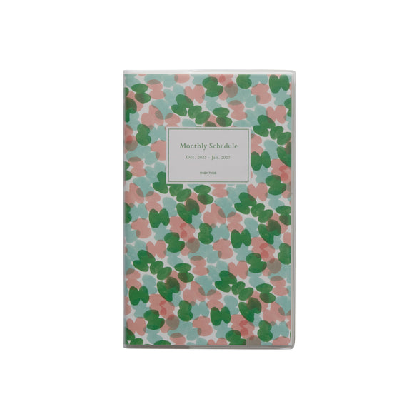 2026 Regaro Papiro Monthly Planner: Green (B6)