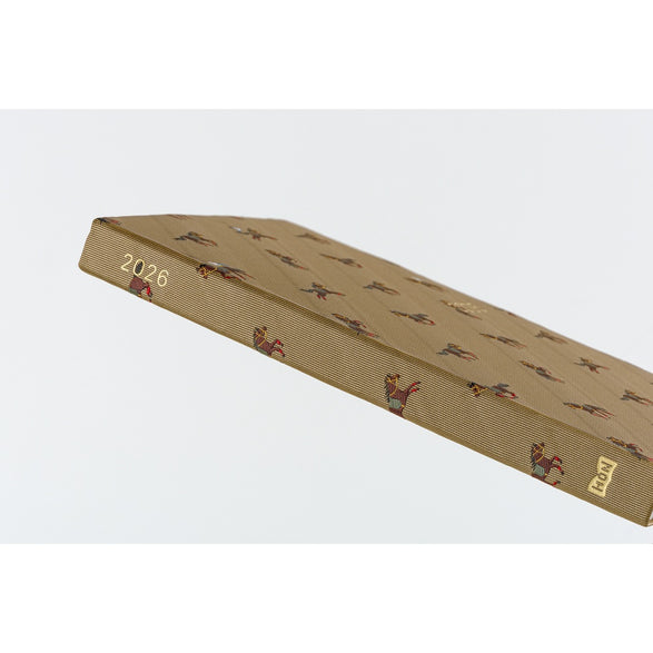 Pre-Order 2026 Hobonichi Techo HON (A6) Planner: Bow & Tie | Galloping Horses