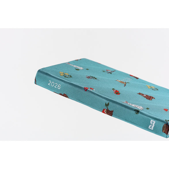 Pre-Order 2026 Hobonichi Techo HON (A5) Planner: Bow & Tie | In The Forest