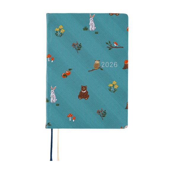 Pre-Order 2026 Hobonichi Techo HON (A5) Planner: Bow & Tie | In The Forest