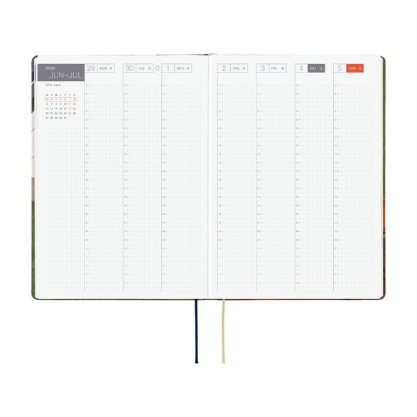 Pre-Order 2026 Hobonichi Techo HON (A5) Planner: Waiting on the Chord | Hiroko Kubota