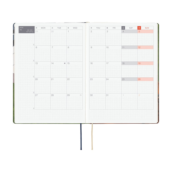 Pre-Order 2026 Hobonichi Techo HON (A5) Planner: Waiting on the Chord | Hiroko Kubota