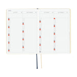 Pre-Order 2026 Hobonichi Techo HON (A6) Planner: Ivory Slash