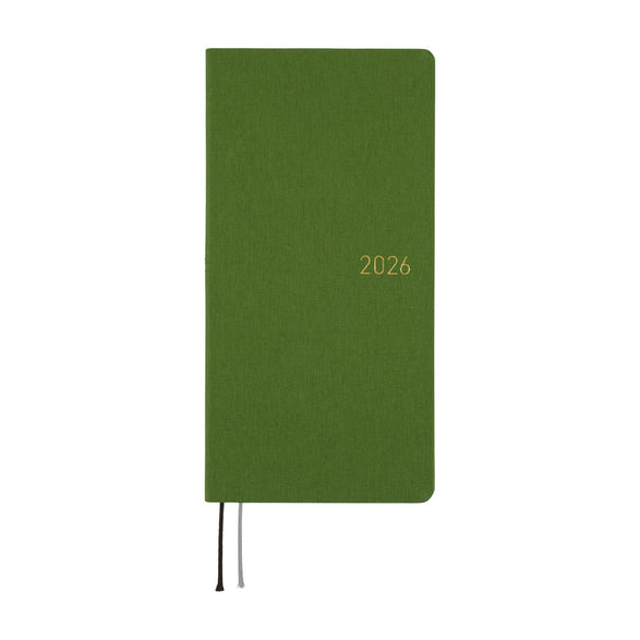 2026 Hobonichi Techo Weeks Mega Planner: Antique Green