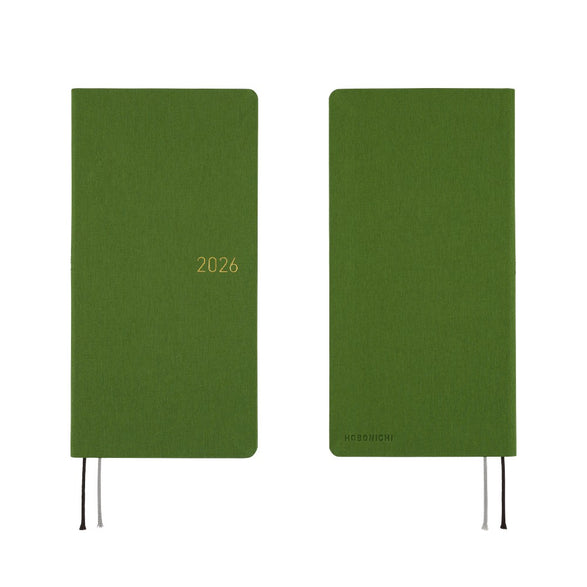 2026 Hobonichi Techo Weeks Mega Planner: Antique Green