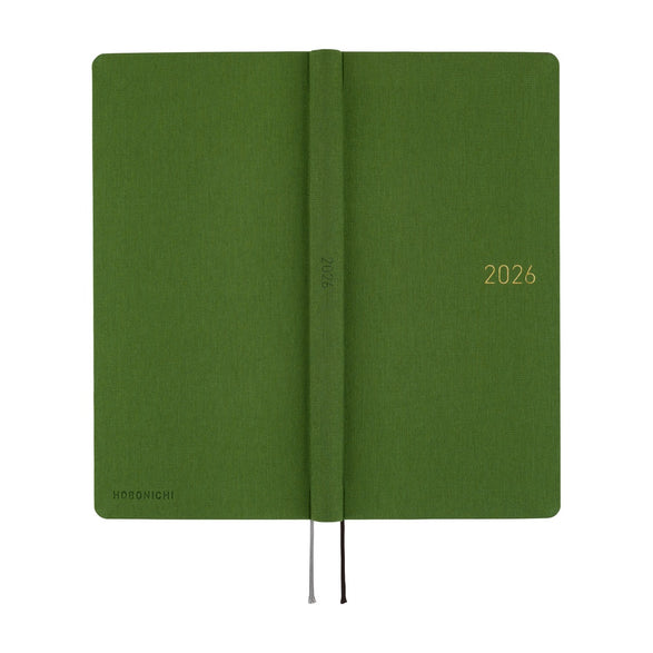 2026 Hobonichi Techo Weeks Mega Planner: Antique Green