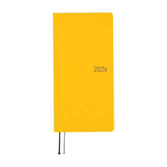 2026 Hobonichi Techo Weeks Mega: Full Moon Yellow