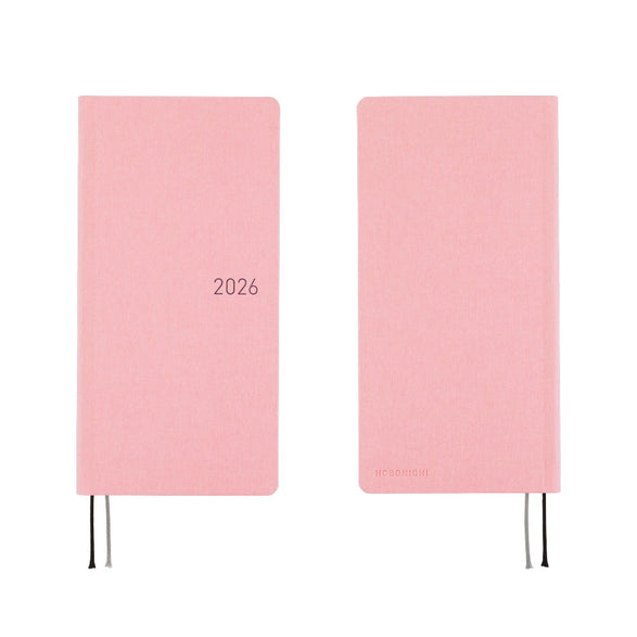 2026 Hobonichi Techo Weeks Mega Planner: Strawberry Milk