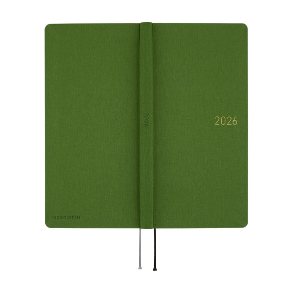 2026 Hobonichi Techo Weeks  Planner: Antique Green