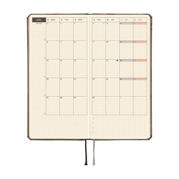 2026 Hobonichi Weeks Planner: Bow & Tie | Galloping Horses