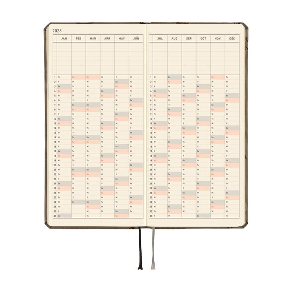 2026 Hobonichi Weeks Planner: Bow & Tie | Galloping Horses