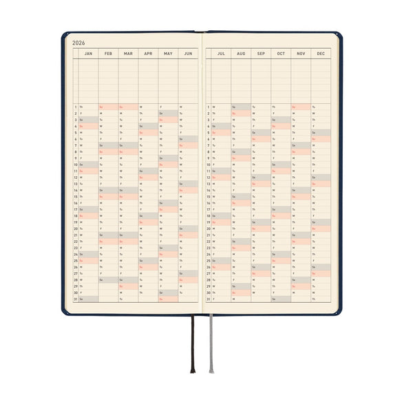 2026 Hobonichi Techo Weeks  Planner: Cosmo Blue