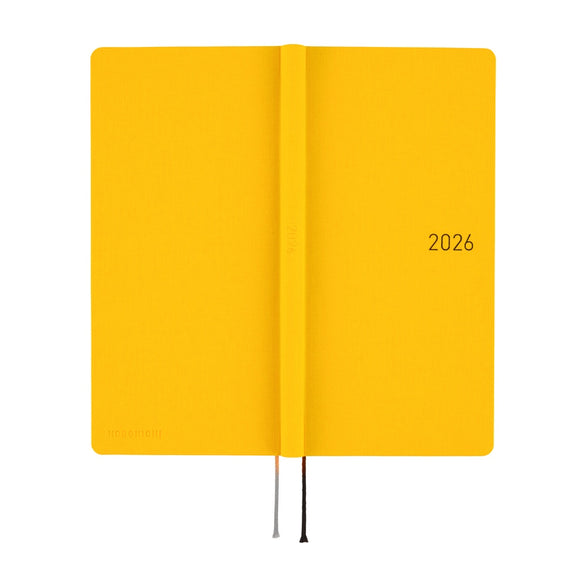 2026 Hobonichi Techo Weeks Planner: Full Moon Yellow