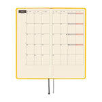 2026 Hobonichi Techo Weeks Planner: Full Moon Yellow