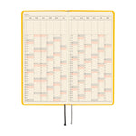 2026 Hobonichi Techo Weeks Planner: Full Moon Yellow