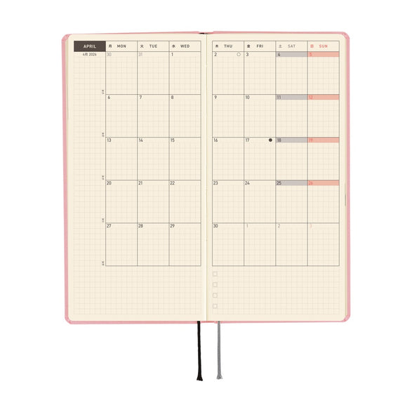 2026 Hobonichi Techo Weeks Planner: Strawberry Milk