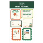 Holiday Gift Tag Sticker Labels (2 sheets)