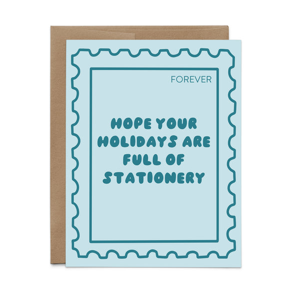 Holidays Full of Stationery