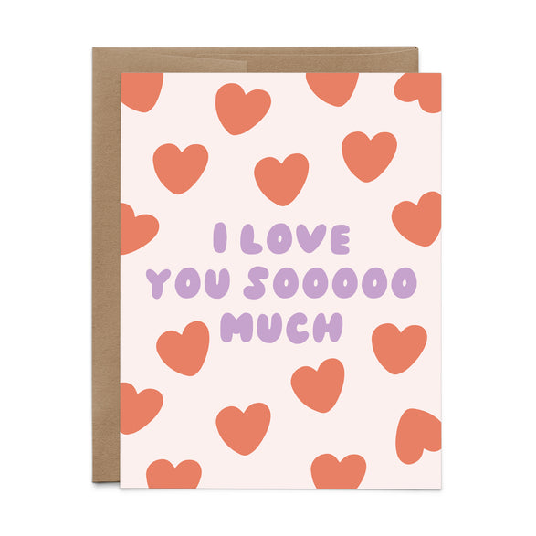 I Love You So Much Hearts